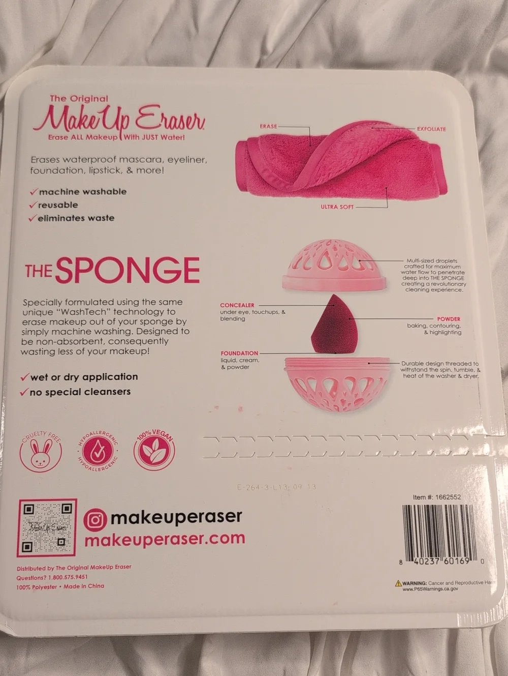 MakeUp Eraser Pink & Rose Makeup Remover Set
